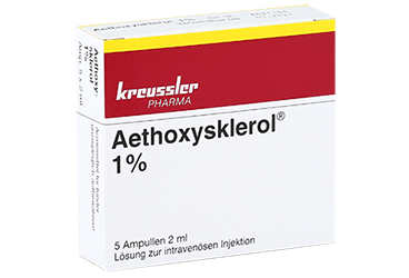 AETHOXYSKLEROL % 1 I.V. ENJEKSIYONLUK COZELTI ICEREN AMPUL ( 2 ML X 5 AMPUL )